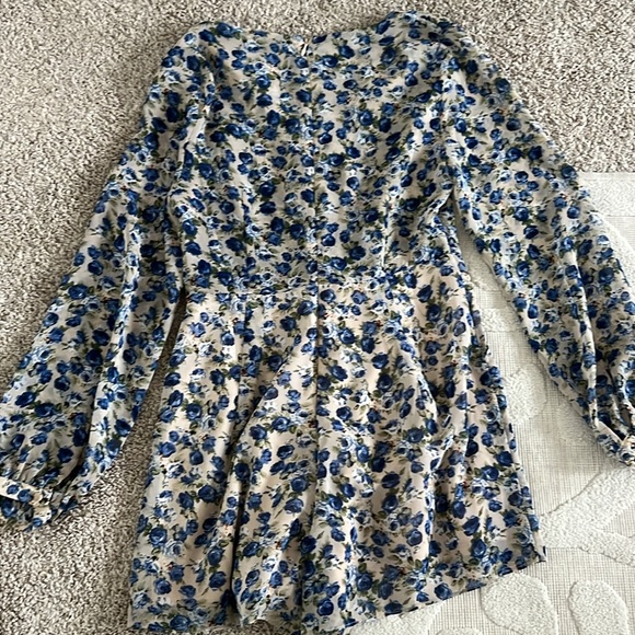 CECICO Blue Floral Romper - Picture 5 of 5